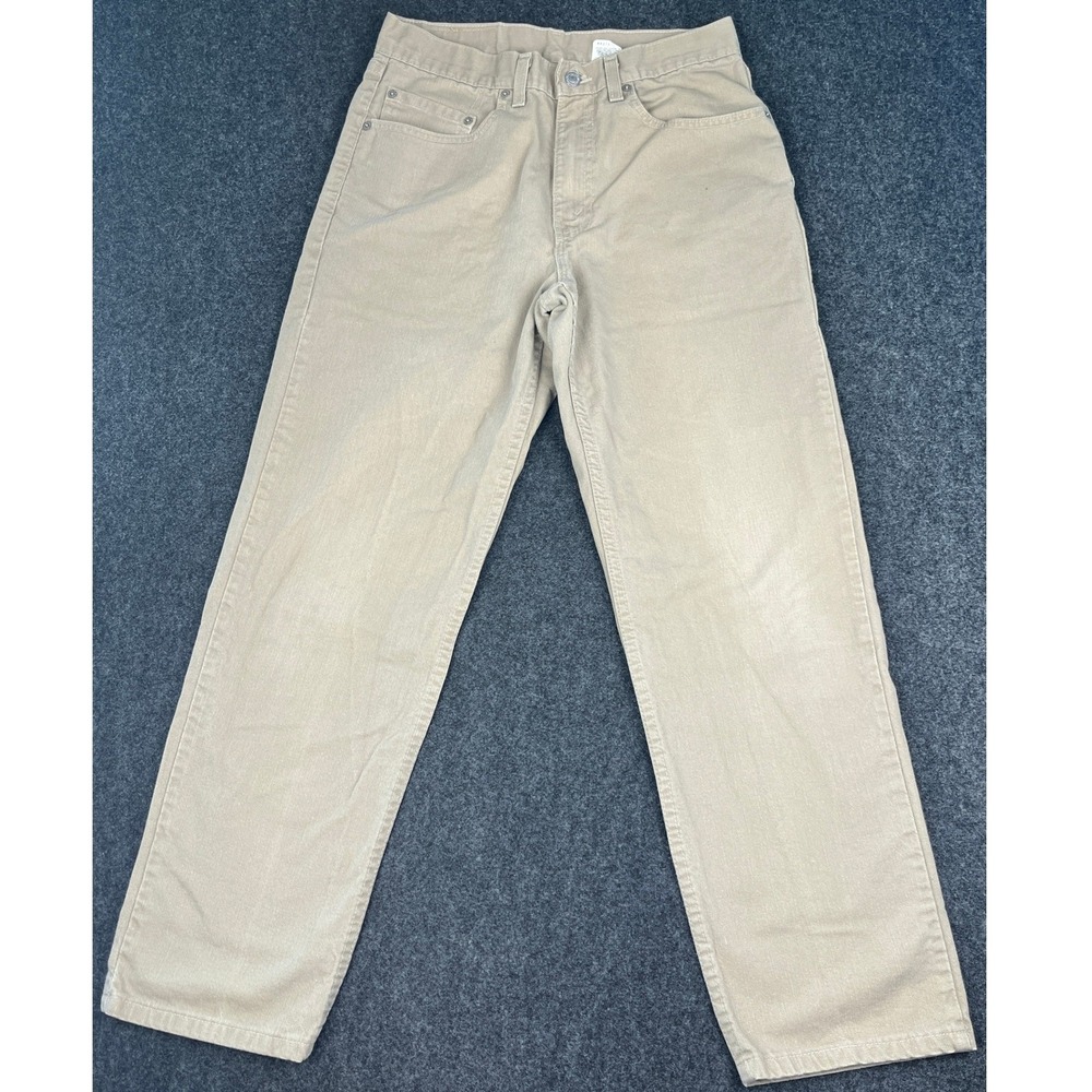 Vintage Levis 550 Relaxed Fit Jeans Mens 32x30 Tan Khaki Made in USA Denim Pants